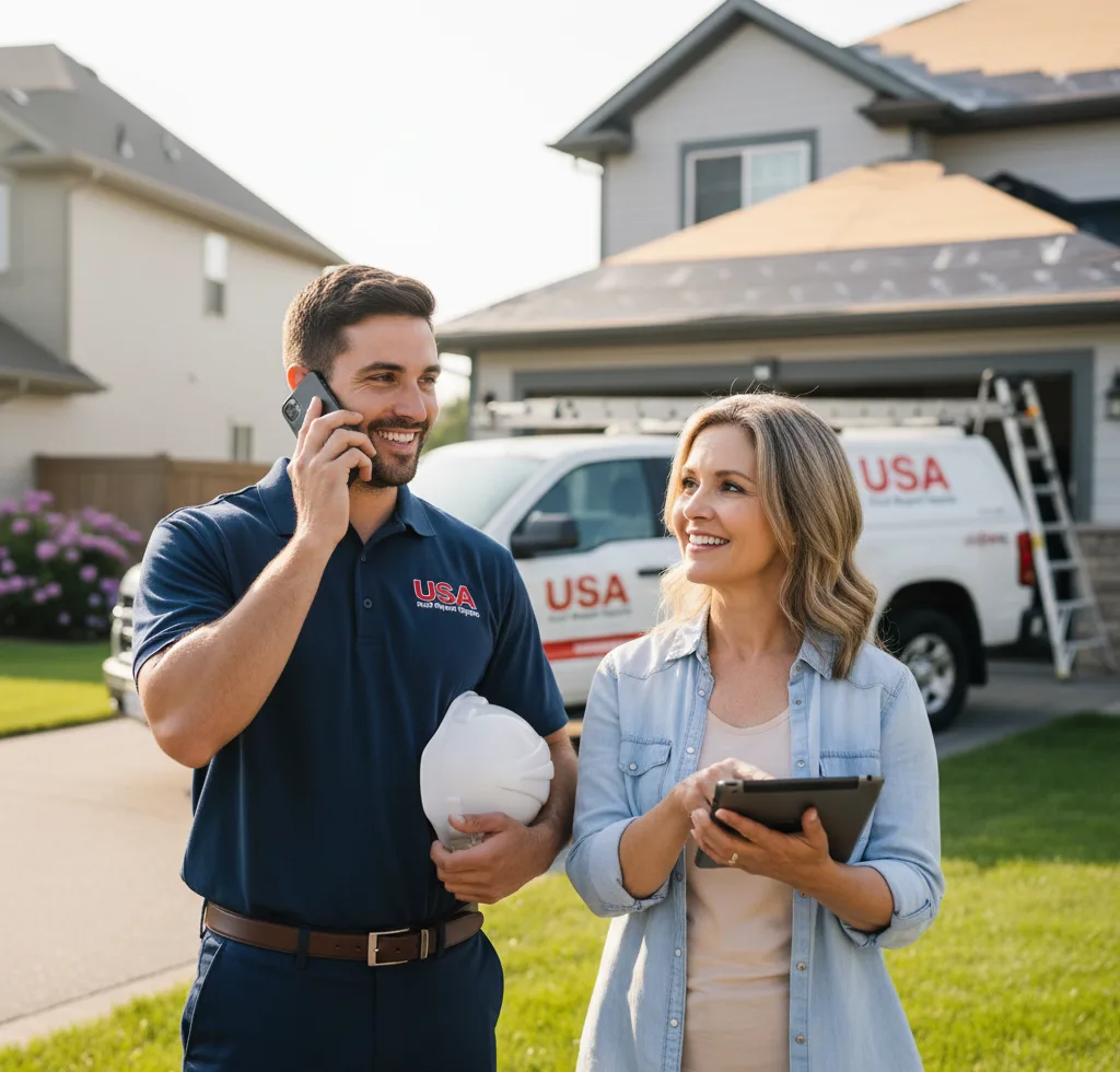 USA Roof Repair Experts customer support in West Monroe